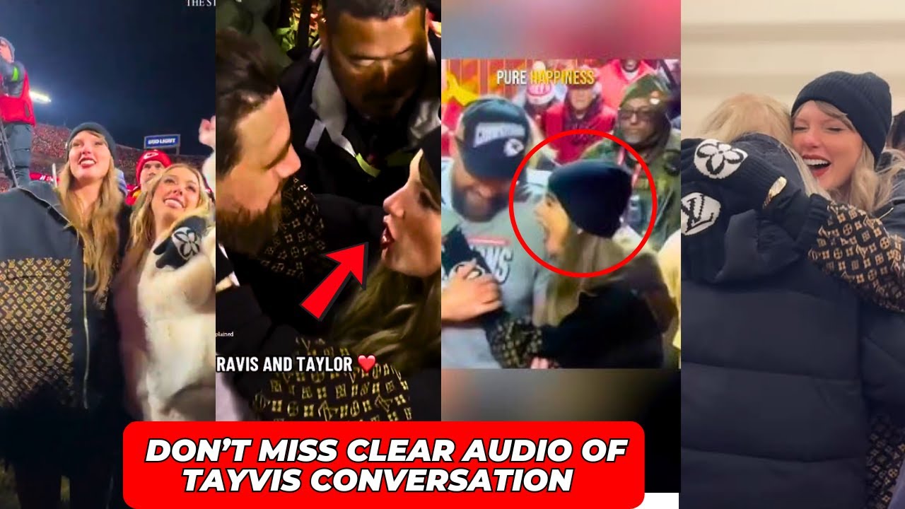 CLEAR Audio of FULL CONVERSATION Between Taylor Swift and Travis Kelce After AFC Championship Win