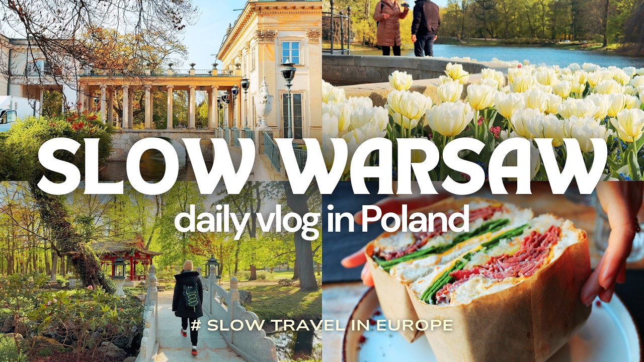 The Slow Side of Warsaw | Local Food, Parks, Sunsets & Hidden Gems | Poland Vlog