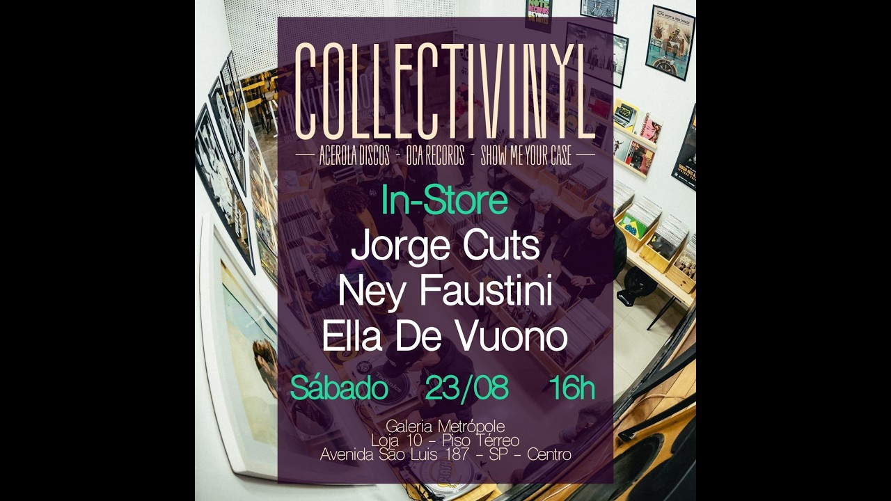 COLLECTIVINYL IN-STORE: JORGE CUTS 23.08.2025