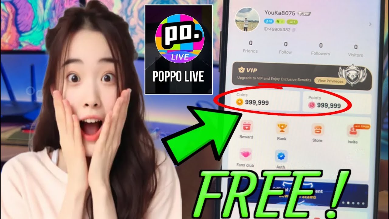 Poppo Live App Hack 2025 - Unlimited Coins For FREE! iOS/Android
