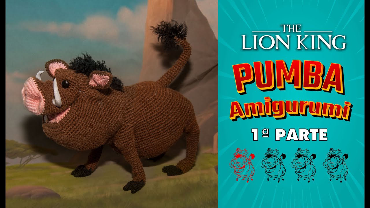 🐗Jabalí Pumba 🐗 Rey León parte 1/4-Tutoutil