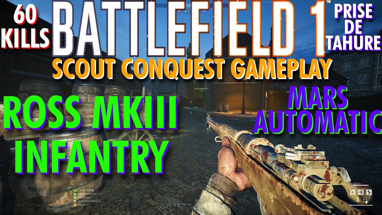 Utilizing My Entire Arsenal... Ross MKIII & Mars Gameplay - Battlefield 1 Conquest No Commentary
