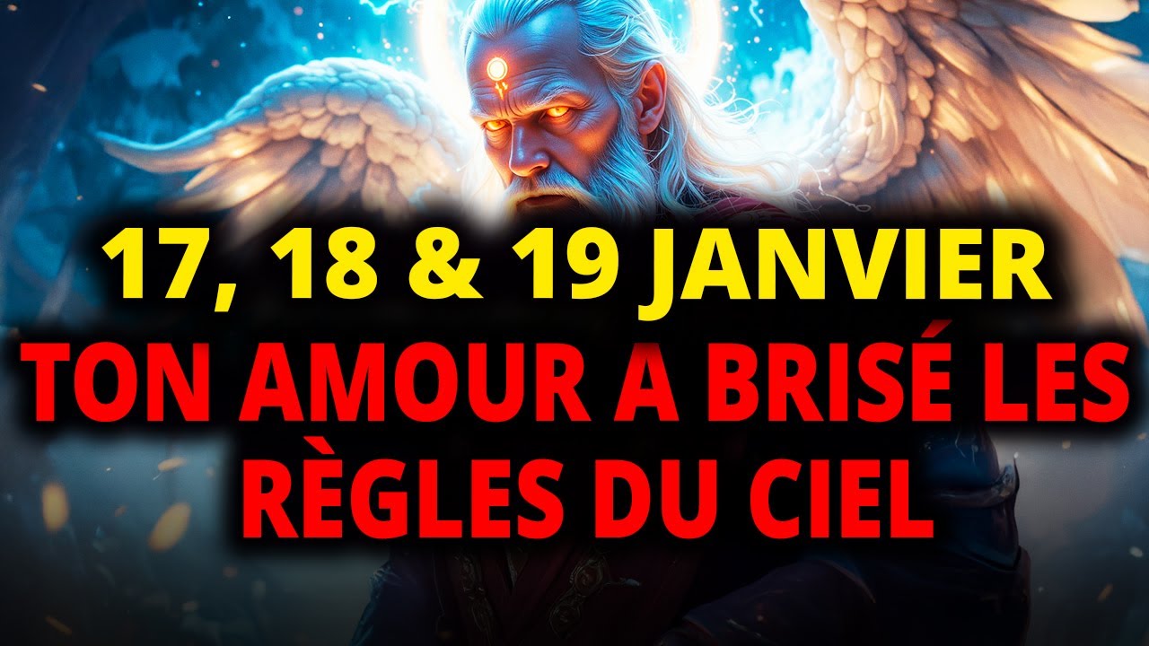 Élus : Les 17, 18 & 19 Janvier, le Ciel fut Choqué par Votre Amour pour Votre Âme Sœur !