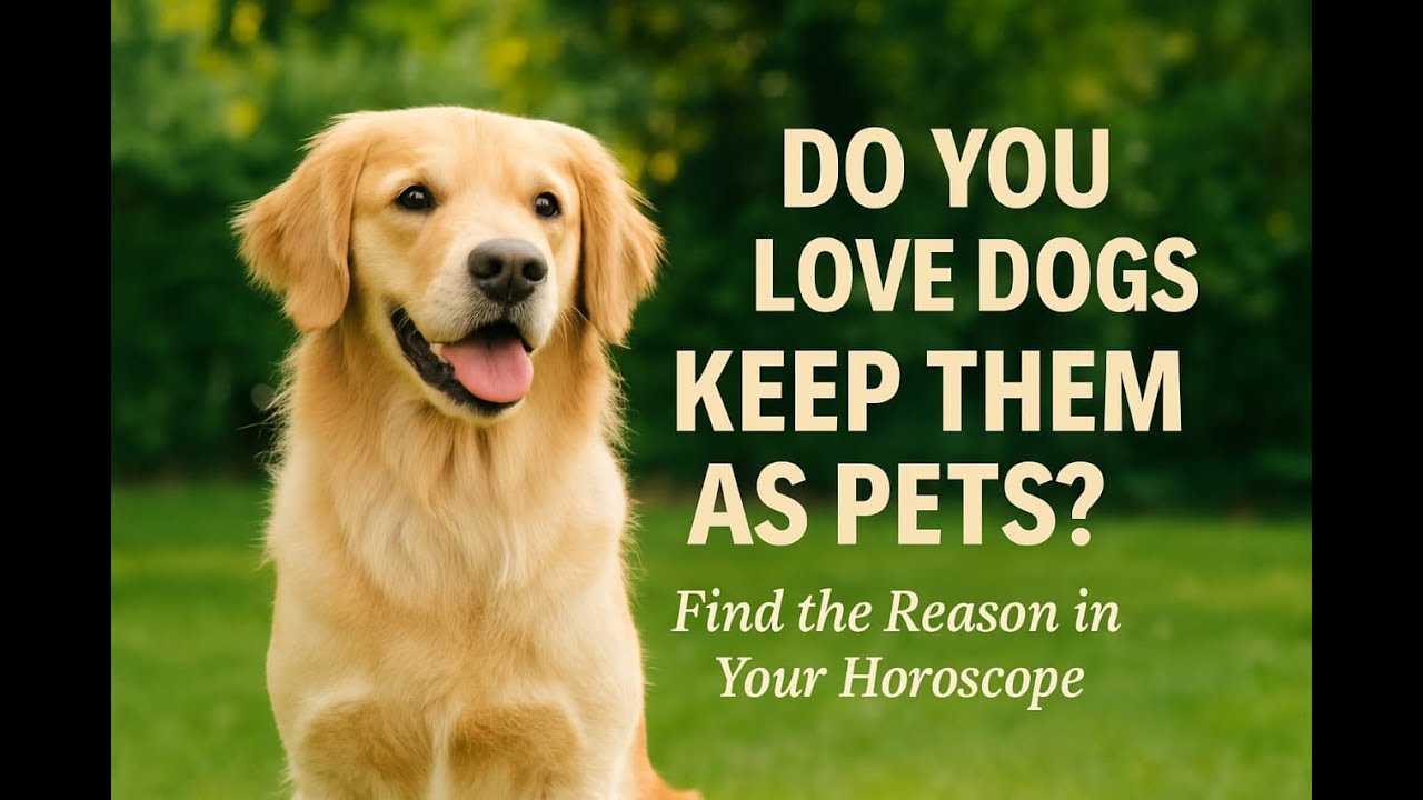 🐶 Are You a DOG LOVER?✨ Find the Reason in Your Horoscope ✨
