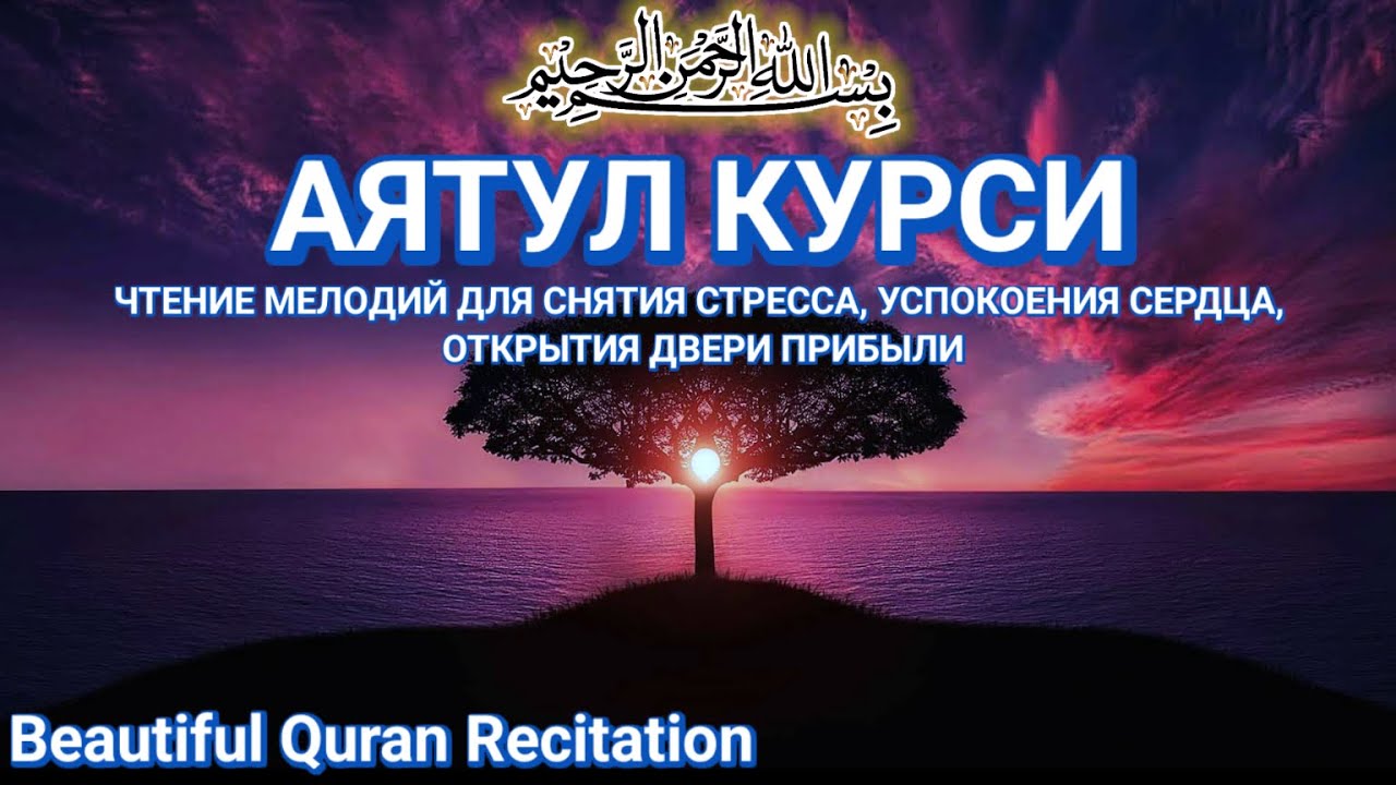 1000 красивых и мелодичных чтений Аятуль Курси | Расслабление сердца и ума