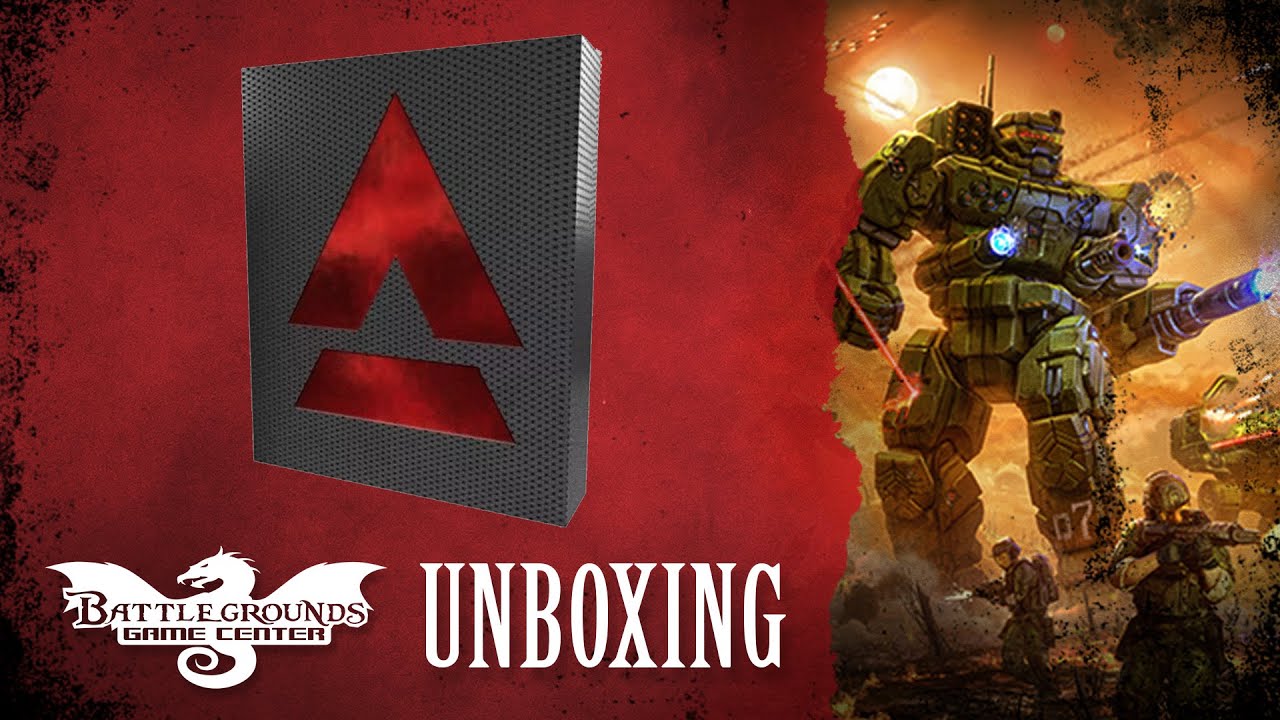 Распаковка набора Battletech: Mercenaries с Kickstarter.