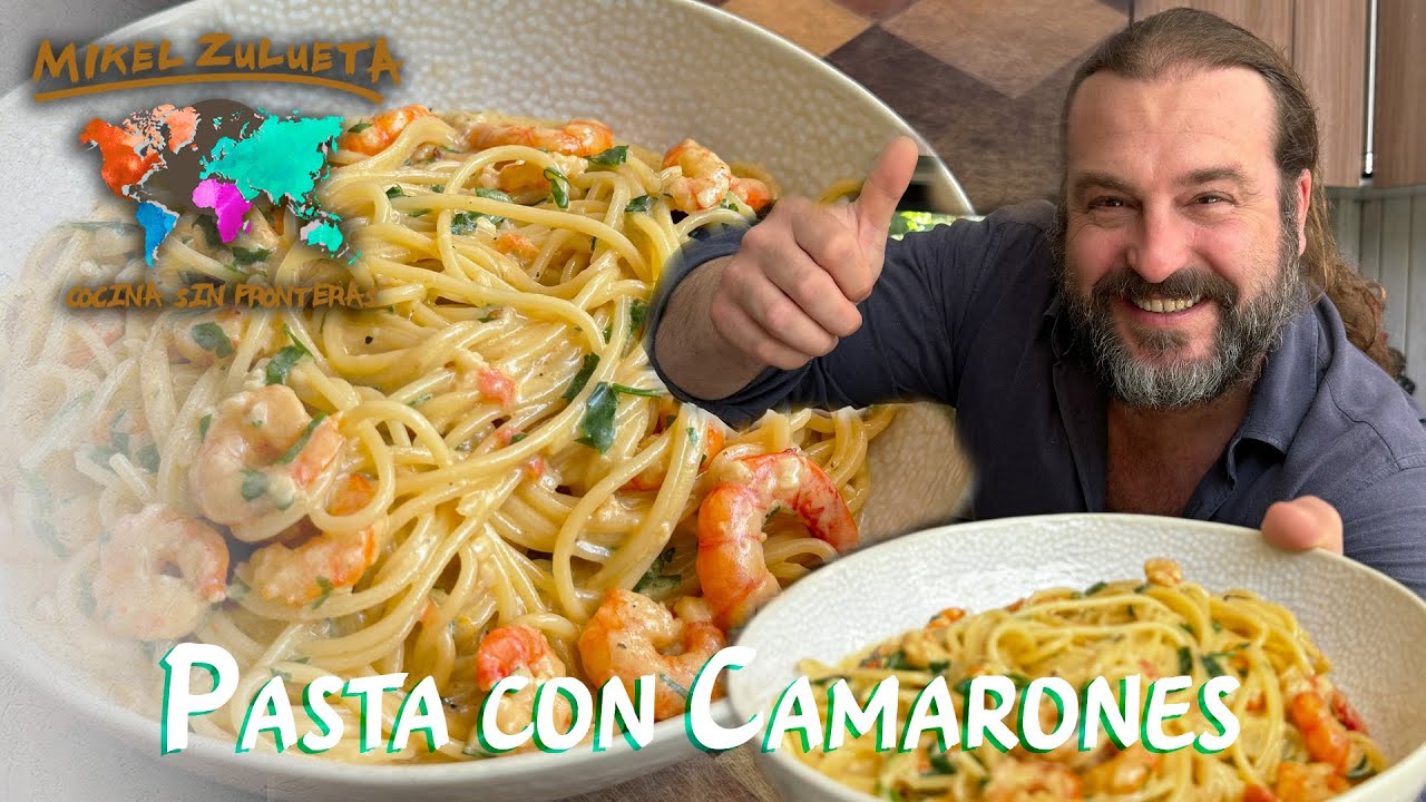 PASTA CON CAMARONES!!!! Uno de mis platos preferidos, con esta receta te vas a la segura.