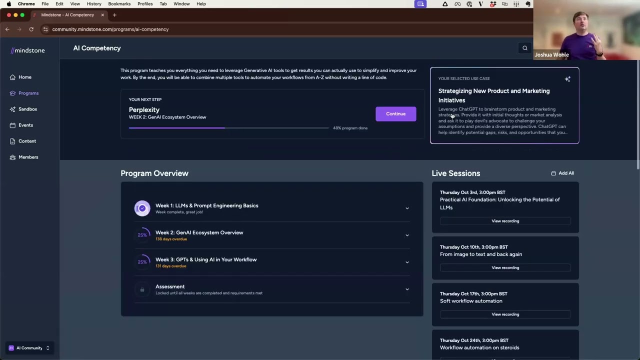 Mindstone Learning Platform Demo