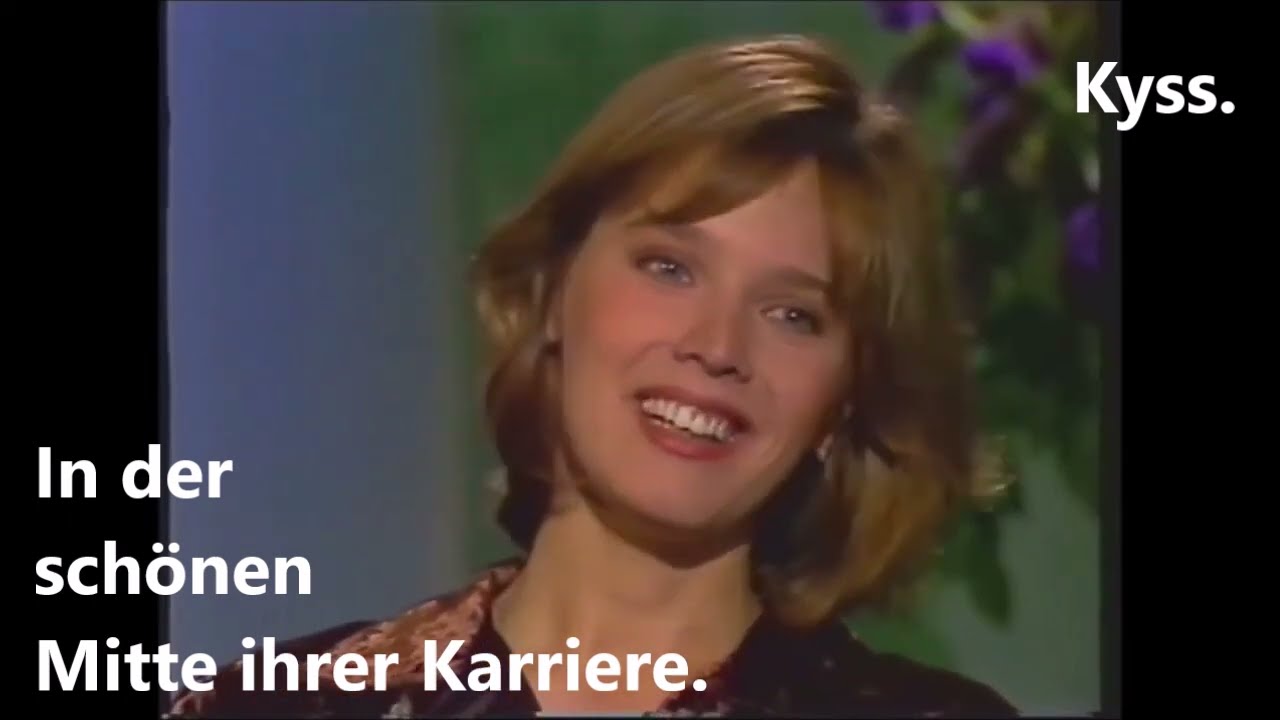 Desiree Nosbusch wird ernst und erwachsen.