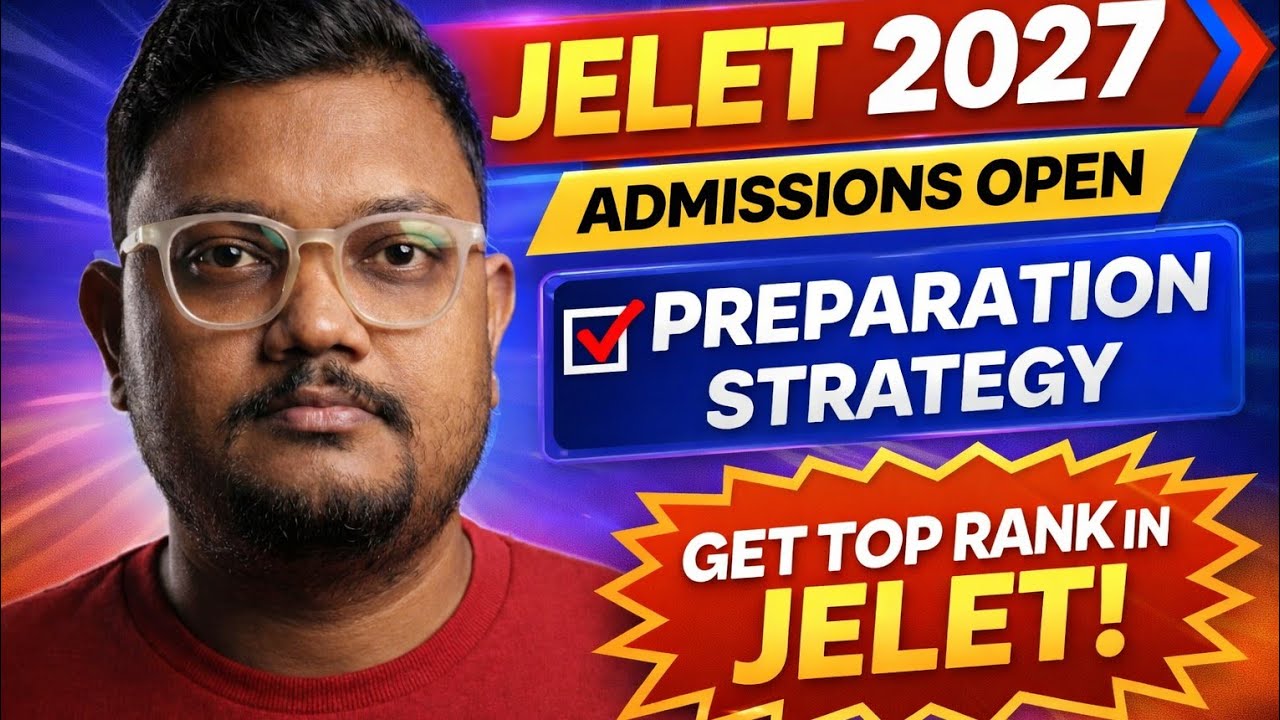 Jelet 2027 | JELET Preparation from Zero | Important Concepts | JELET Academy | Jelet 2026
