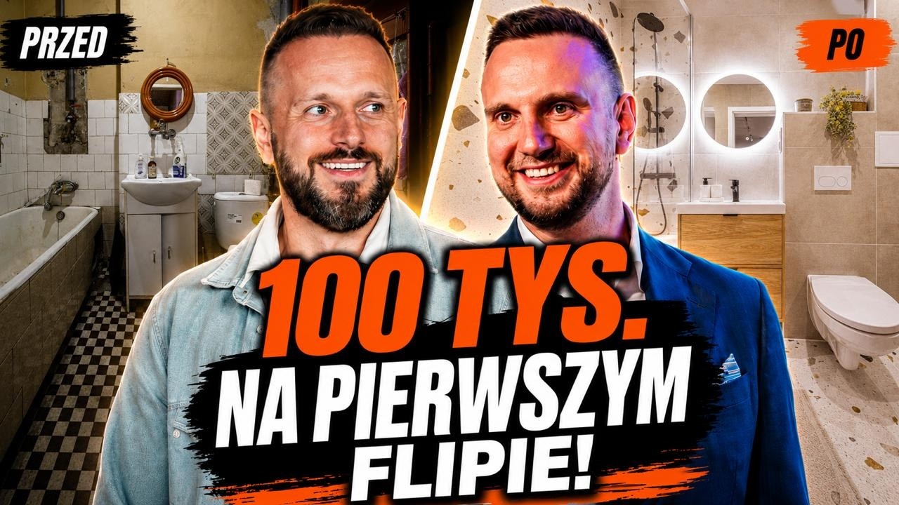 Prawie 100 tys. ZYSKU na pierwszym flipie! 🏠 Jak zacząć inwestować w nieruchomości? (Case Study)