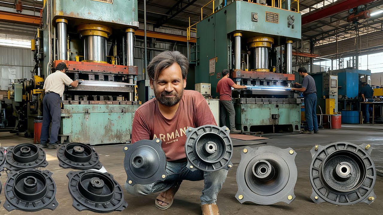 Amazing Manufacturing Process of Making Auto Riksha Wheel Hub In A Factory || Mass Production 