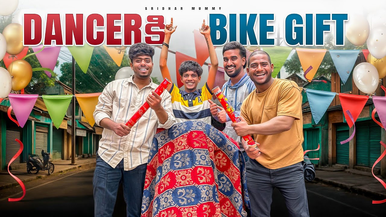 Dancer ki bike gift from Sridhar mummy team #sridharmummy