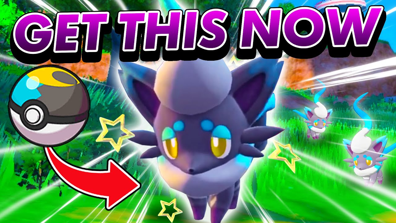 Как получить SHINY HISUIAN ZORUA в специальном покеболе в цветах Scarlet и Violet