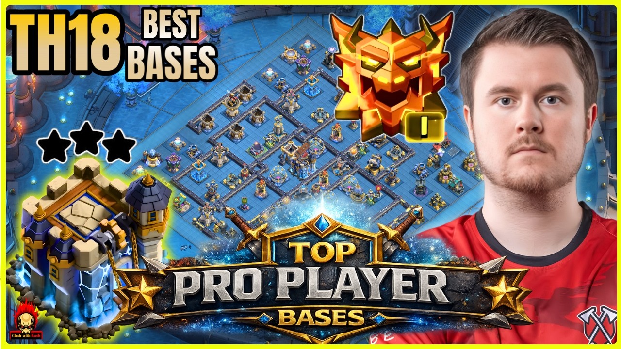 TOP 10  PRO PLAYER BASES TOWNHALL 18 BASE ! TH18 LEGEND BASES WITH LINK ! ANTI 2 STAR TH18 WAR BASE