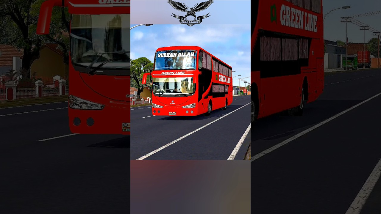 Bus simulator Indonesia 🔥 ets2 BD traffic obb map mod gaming #bussid
