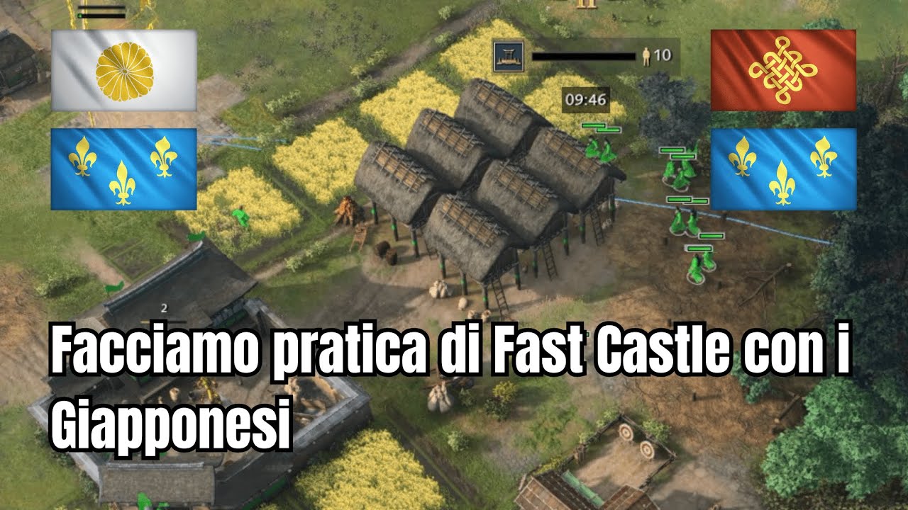 Facciamo pratica di Fast Castle con i Giapponesi – Age of Empires 4
