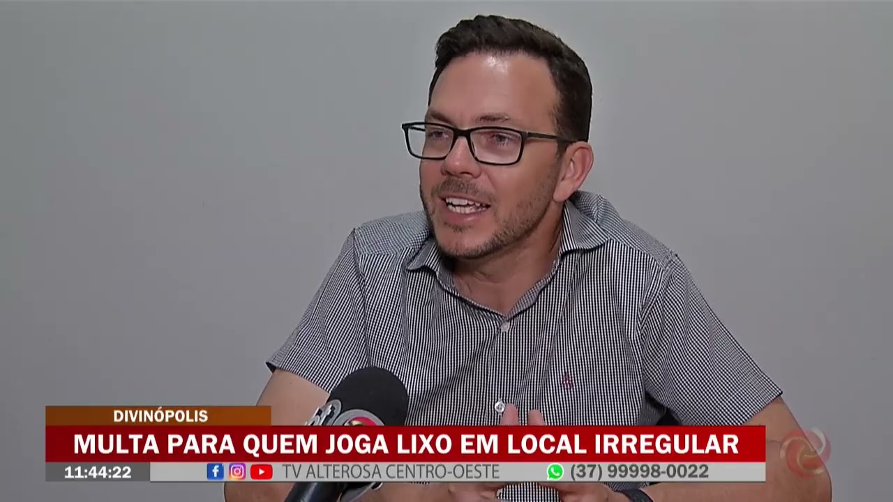 Divinópolis: Multa para quem joga lixo em local irregular