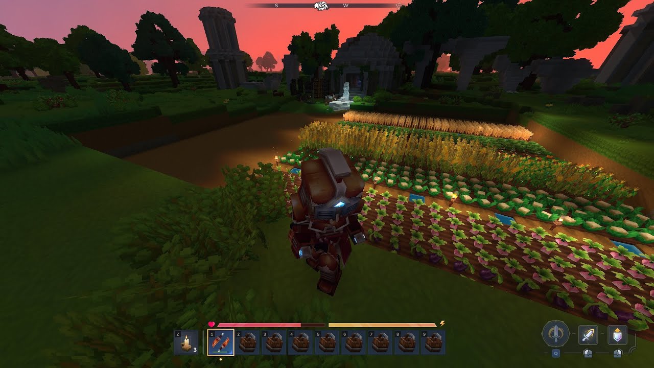 Hytale ForeverWorld - 02 - Farming! 100 eternal seeds for each crop should be good?