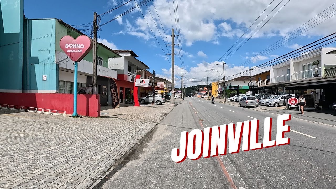 Pedalando em Joinville Rua Papa João XXlll Bairro Iririu