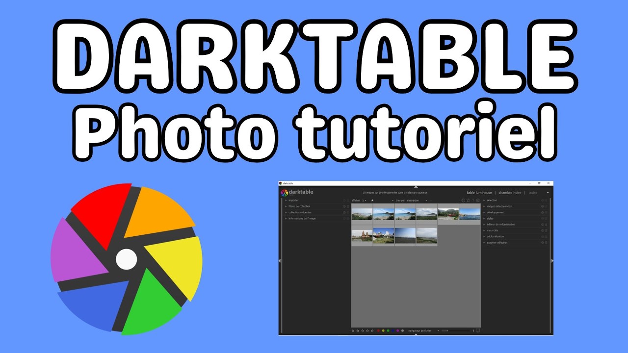 Darktable améliorer une photo
