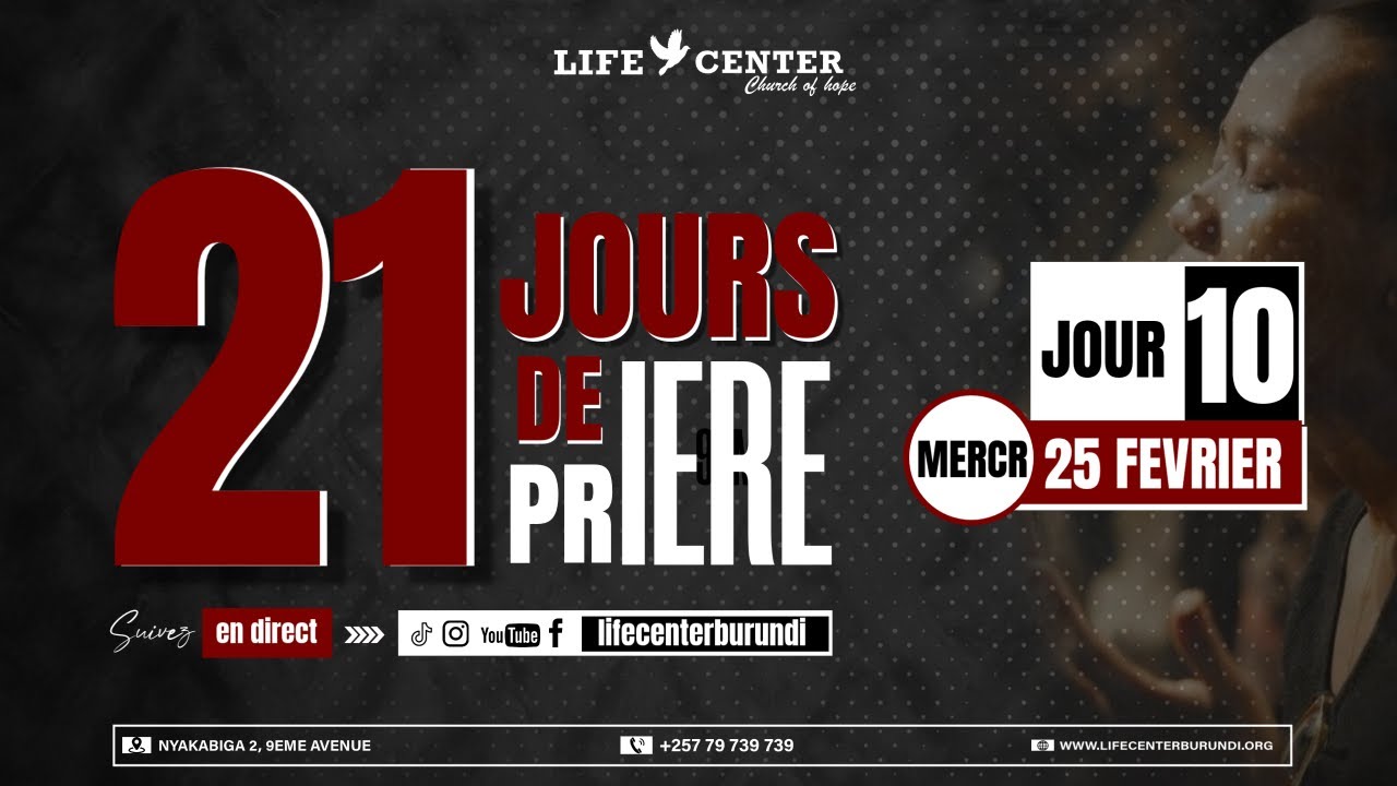 21 JOURS DE PRIÈRE — JOUR 10 — LE 25/02/2026