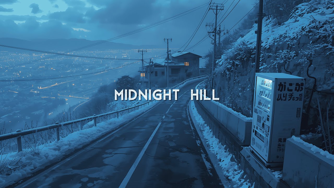 Tokyo’s Coldest Hours, 2 AM ❄️ | 90s Lofi — Streets in Soft Vending Glow