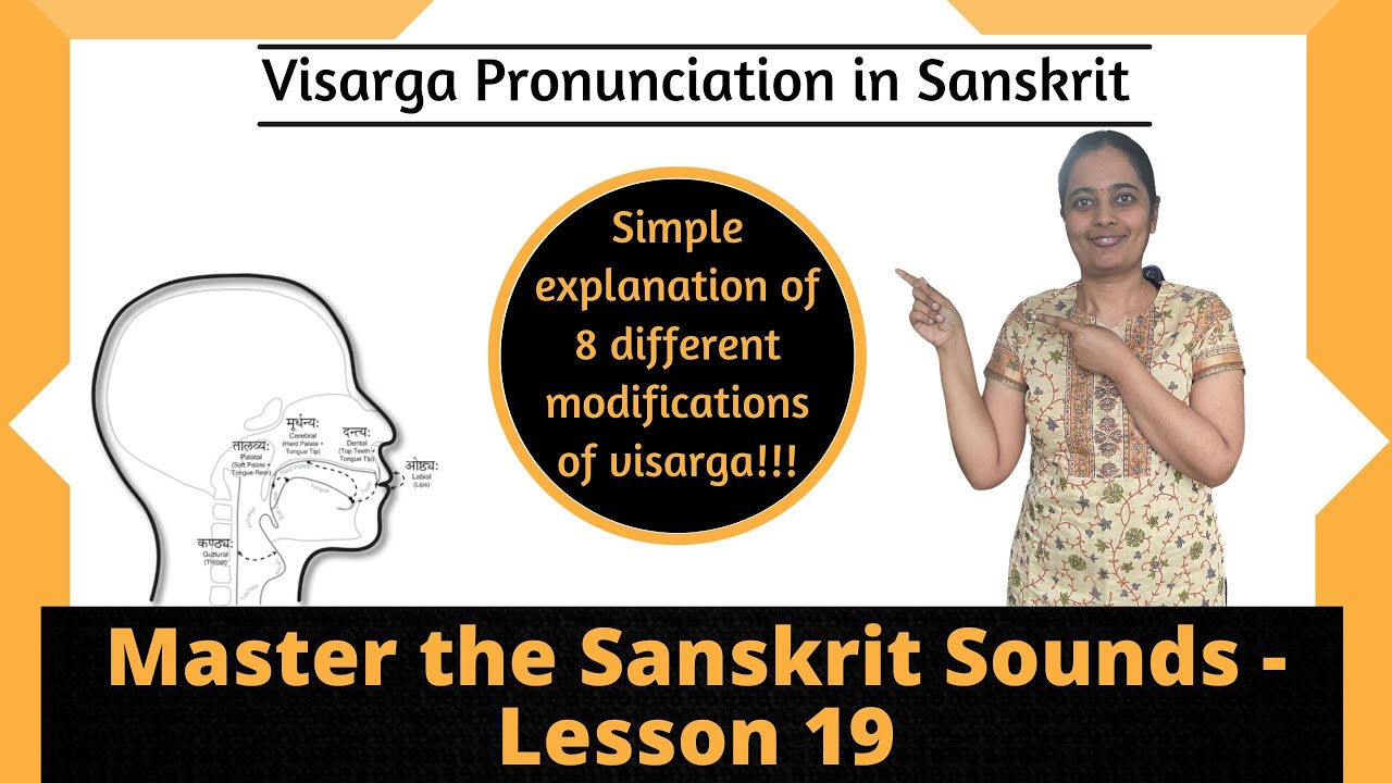 Visarga pronunciation in Sanskrit - 8 Different modifications of visarga | Part 2