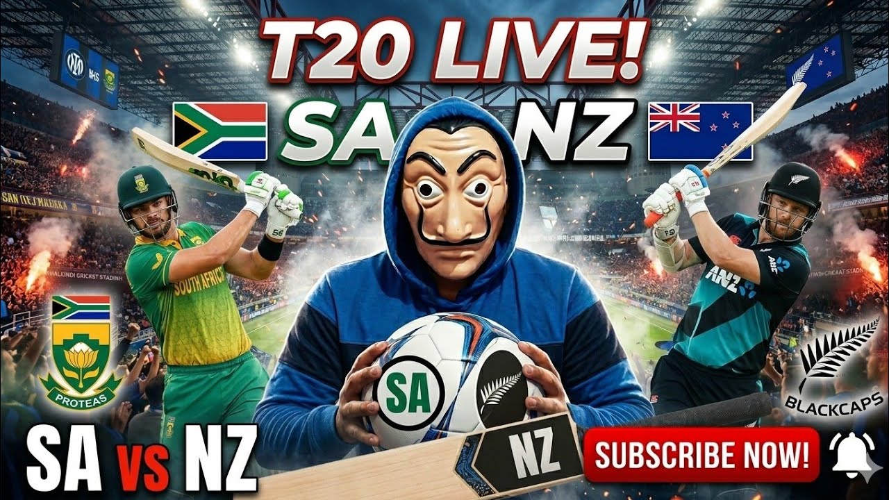 LIVE: SOUTH AFRICA vs NEW ZEALAND | 1st T20I Full Match Watchalong | Who Will Win? 🏏 Last 10 OVERS🔥