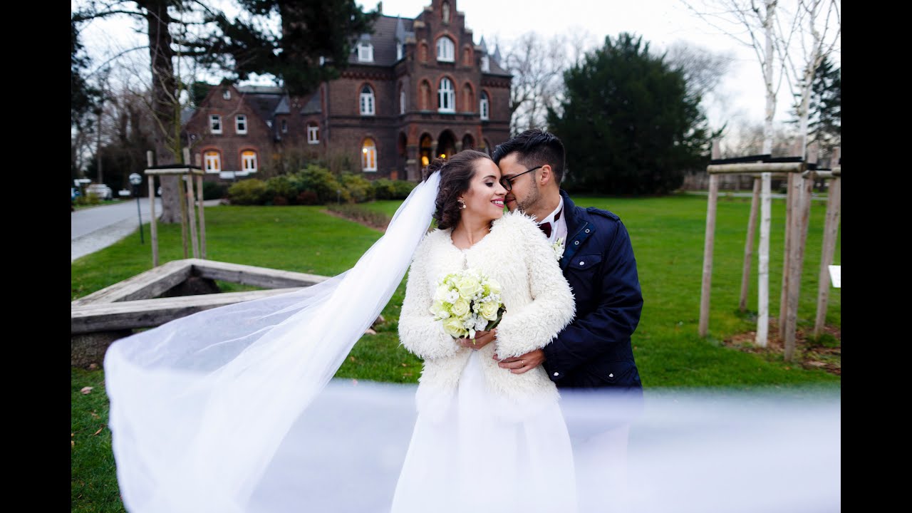 Raniela & Massimo, italienisch-brasilianische Hochzeit in D&uuml;sseldorf, die Trauung in Mohnheim