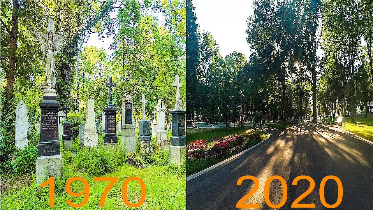 Парк на месте кладбища.Молодёжный парк .Харьков .