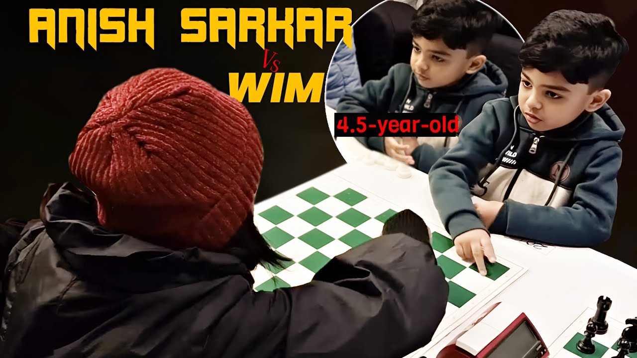 Can a 4.5-year-old hold his ground against a WIM? Chandreyee Hajra v Anish Sarkar
