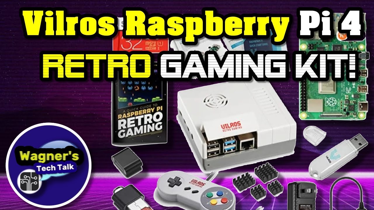 Комплект Vilros Raspberry Pi 4 Retro Gaming Kit + настройка Lakka и Supreme PRO RetroPie