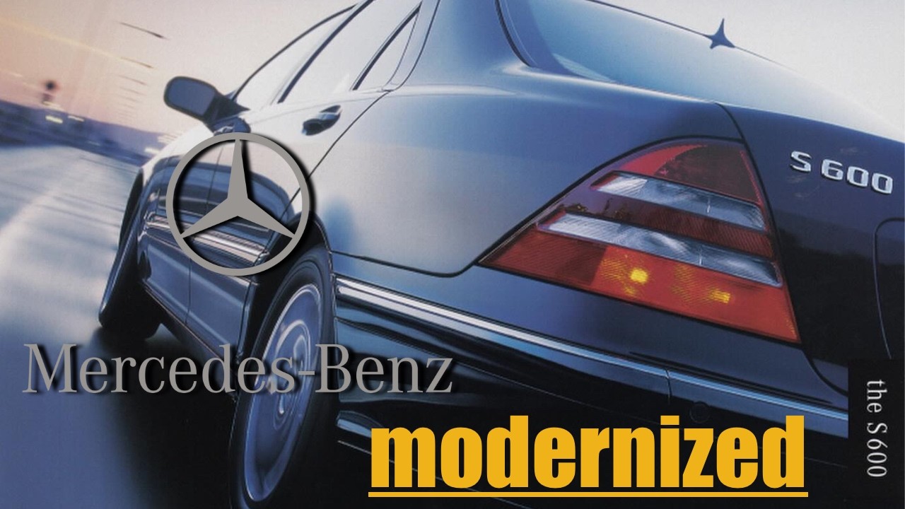 Модернизация шедевра: Mercedes S600 2001 года #s600 #mercedes #carcustom #caraudio
