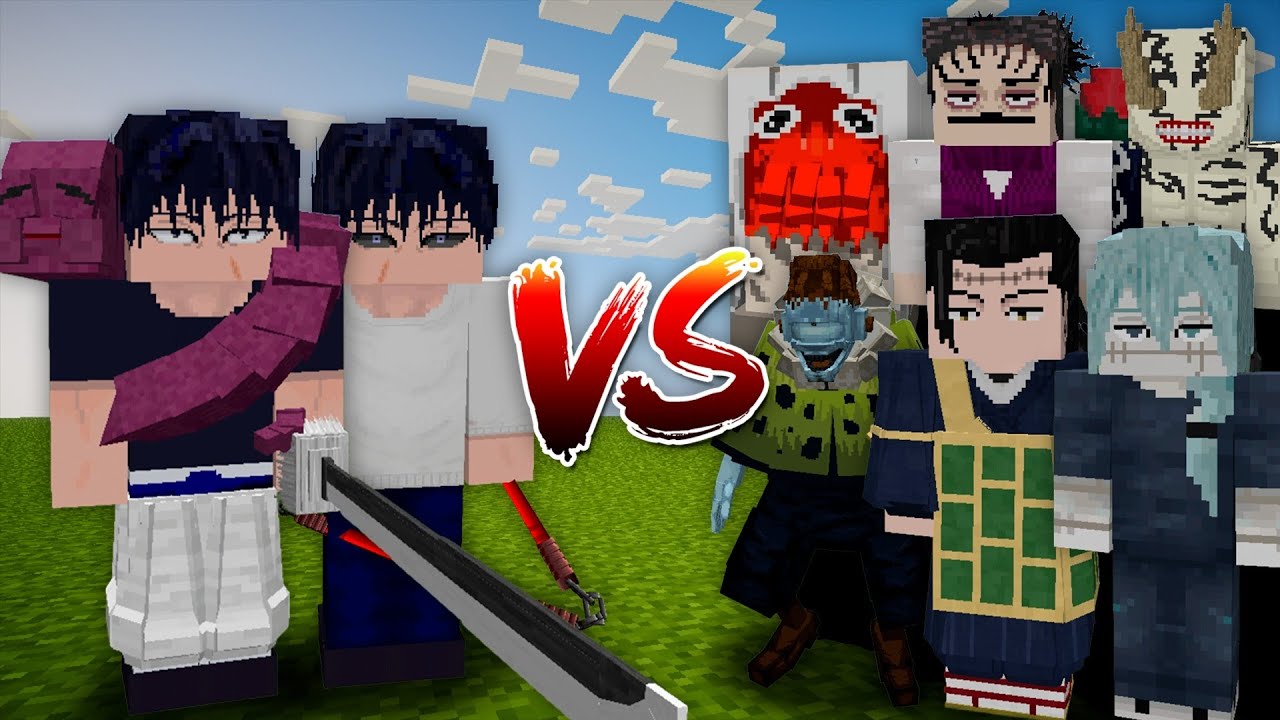 Toji Fushiguro vs Kenjaku Team ll