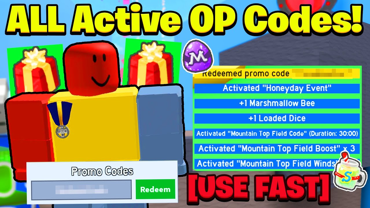 All Active OP Codes In Bee Swarm Simulator! (BEST Time To Use)