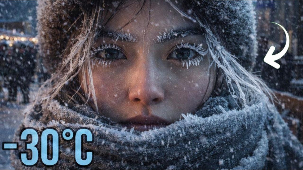 Night walk on the coldest night in Moscow _ (-25°C -30°C ) _ RUSSIAN 2026
