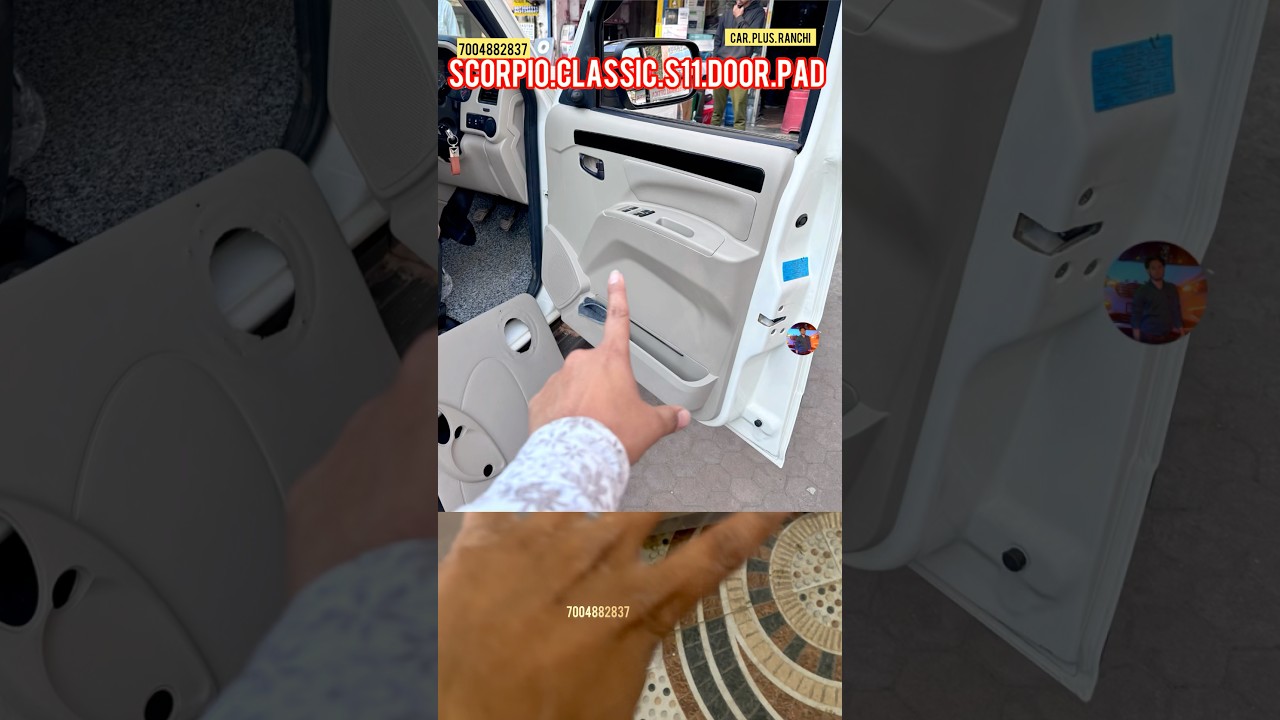 Mahindra genuine Scorpio classic door panel installation in Ranchi 