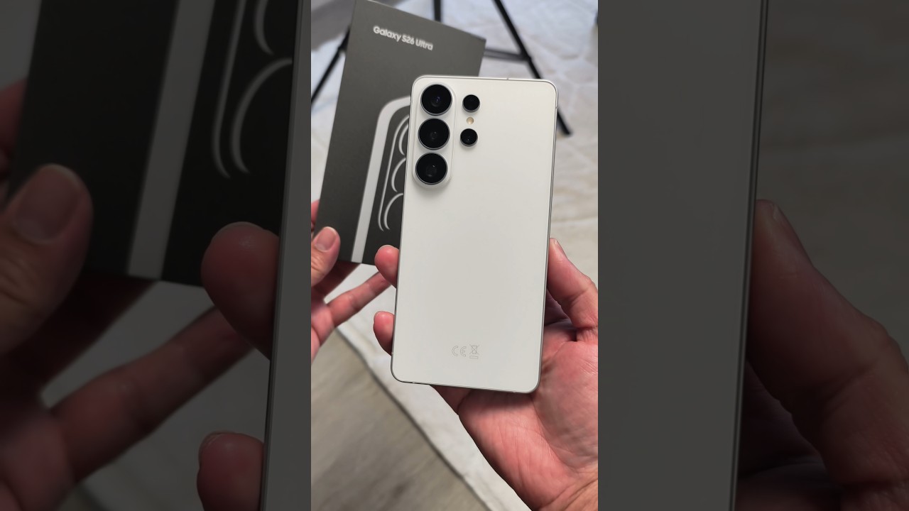 Распаковка Samsung S26 Ultra White 🤍 Первый взгляд на нового монстра от Samsung