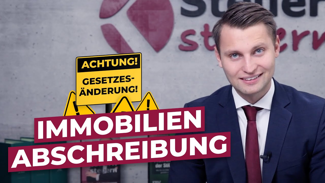 Immobilien Abschreibung - ACHTUNG neue Gesetzesänderung