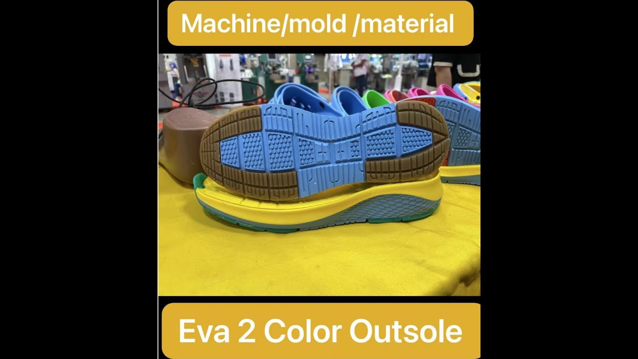 Automatic Eva 2 color Phylon Sole Press Machine