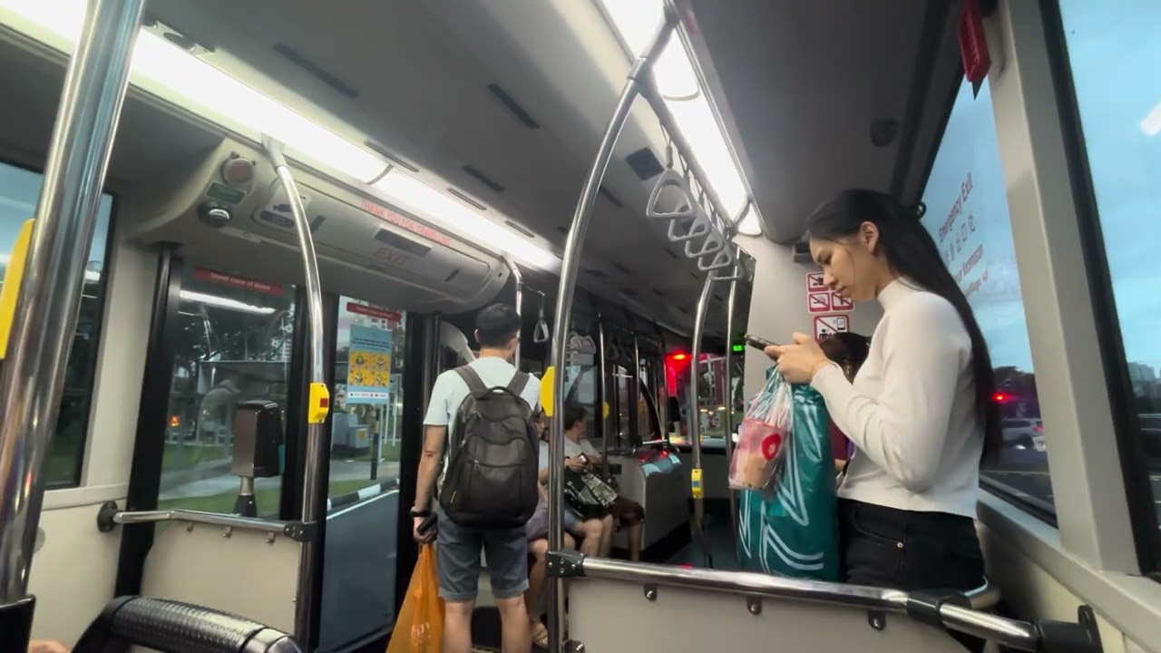 (Engine restart) ex Go Ahead Singapore MAN A95 SG5904Y on bus 50