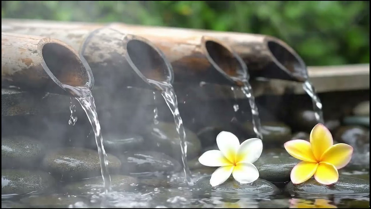 The Sound of Serenity: Japanese Bamboo Fountain 4K