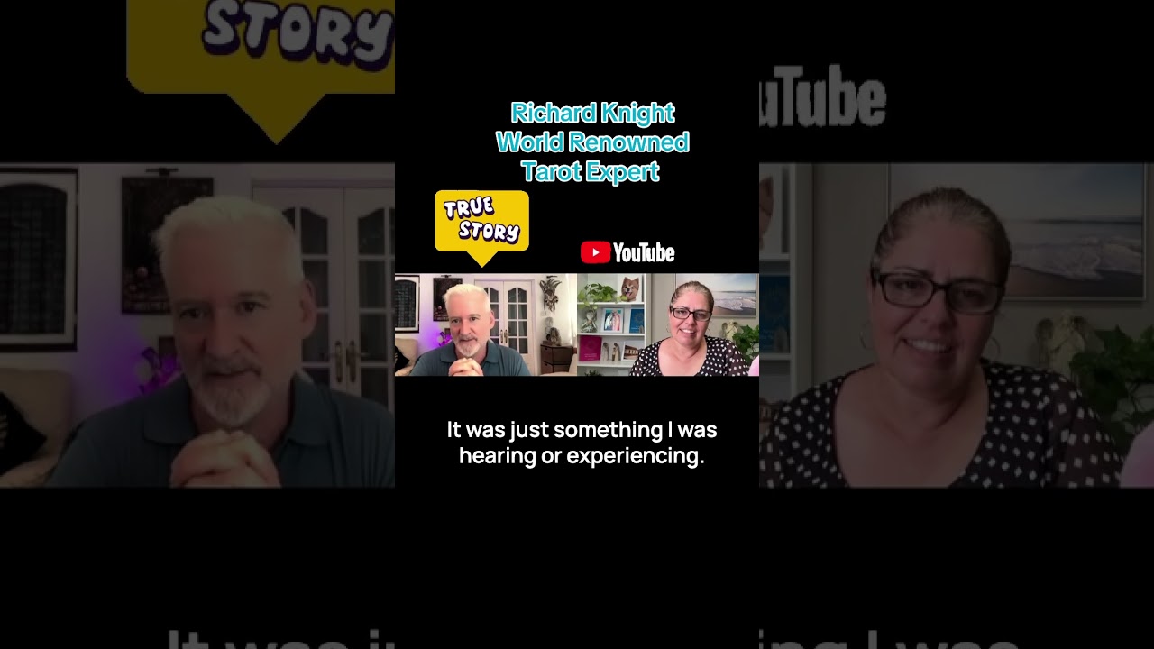Tarot expert Richard Knight shares stories of his psychic abilities as a child #intuition  #tarot