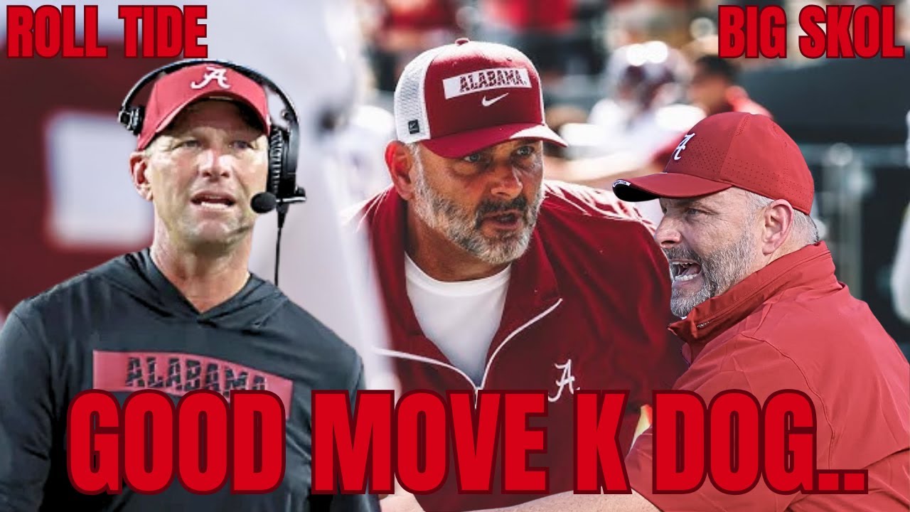 DEBOER FIRES CHRIS KAPILOVIC: Good move K dog, now make some more. Dabo lets loose.