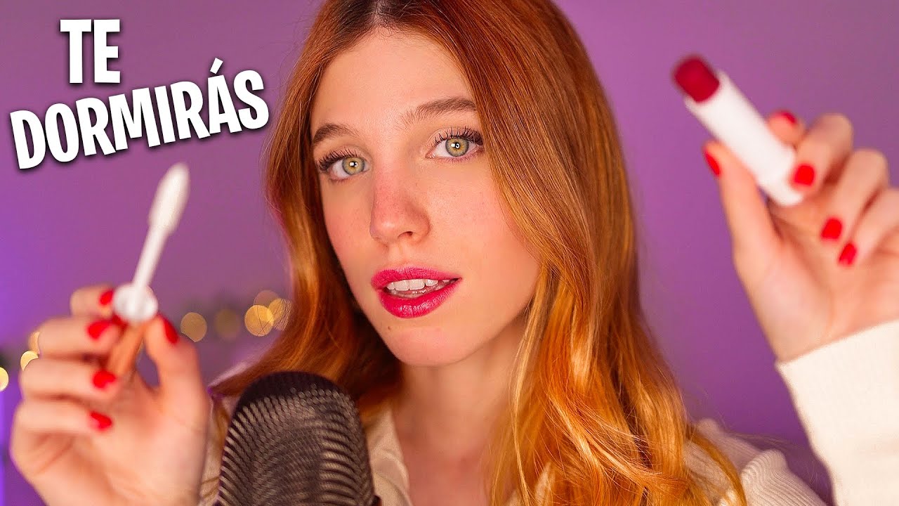 ASMR TE MAQUILLO HASTA QUE TE DUERMAS + CREMITAS 💄 ROLEPLAY EN ESPAÑOL (Mouth Sounds)