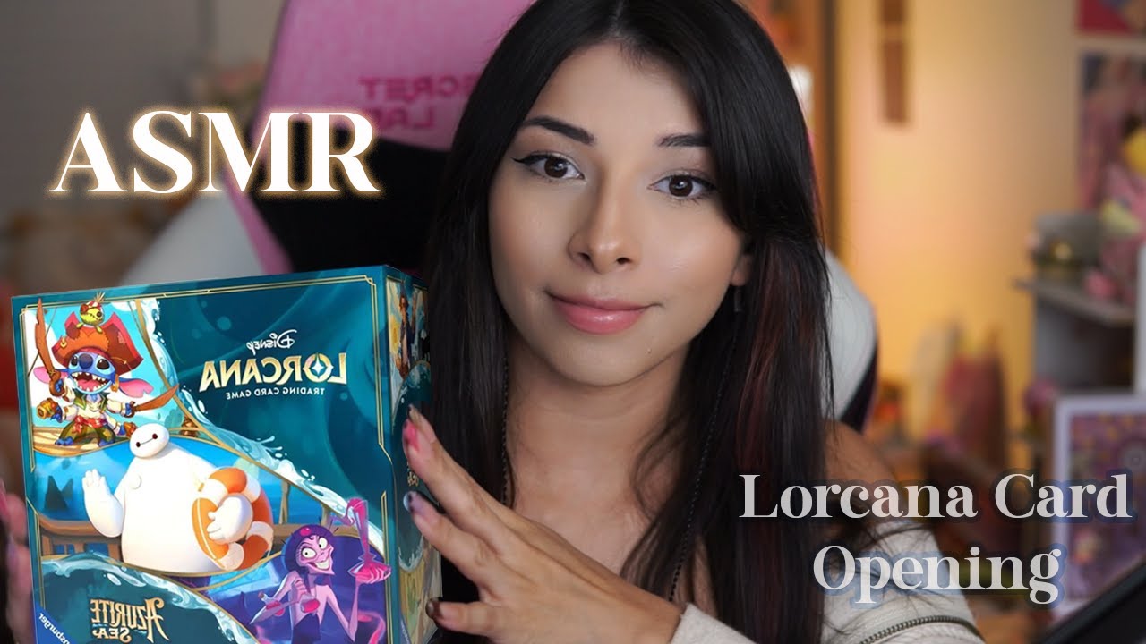 ASMR Lorcana Azurite Sea Booster Box Opening