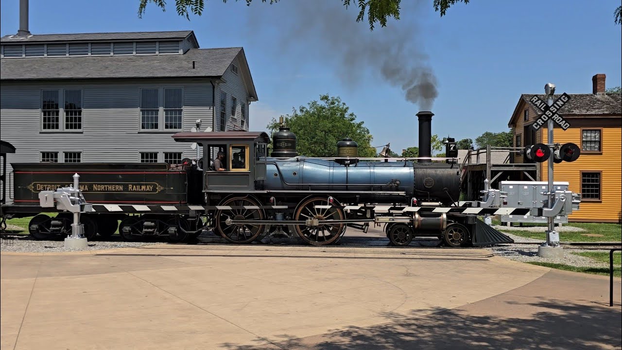 Railroad Crossings and Trains at Greenfield Village - Dearborn, MI