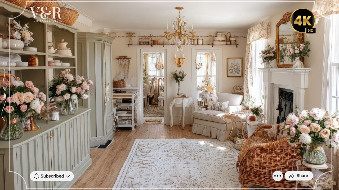 Ralph Lauren Spring Farmhouse Tour | Elegant Vintage Decor Ideas for a Cozy Spring Refresh