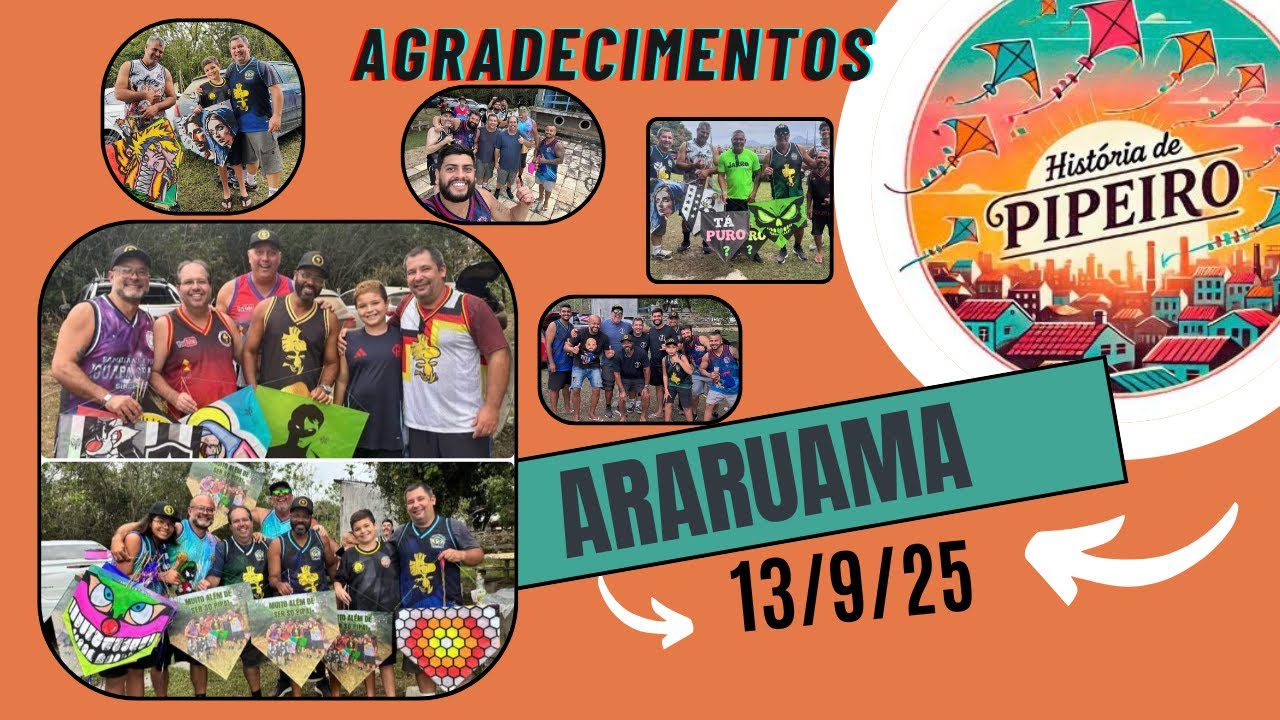 Agradecimentos Araruama 13-09-25 #historiadepipeiro
